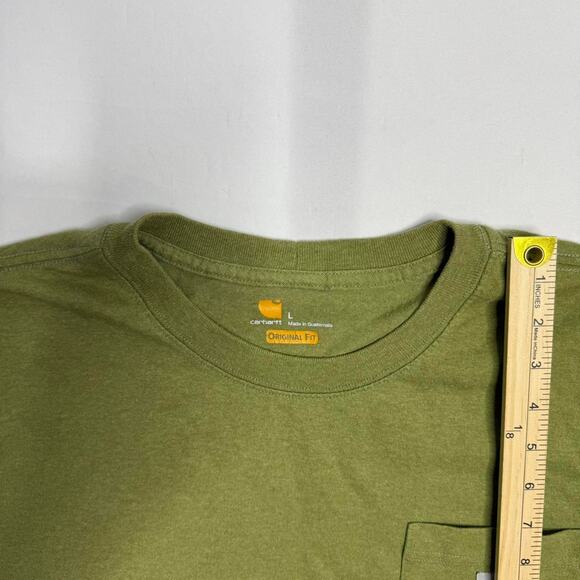 Cahartt Green Pocket Tee Size Large - Picture 2 of 4